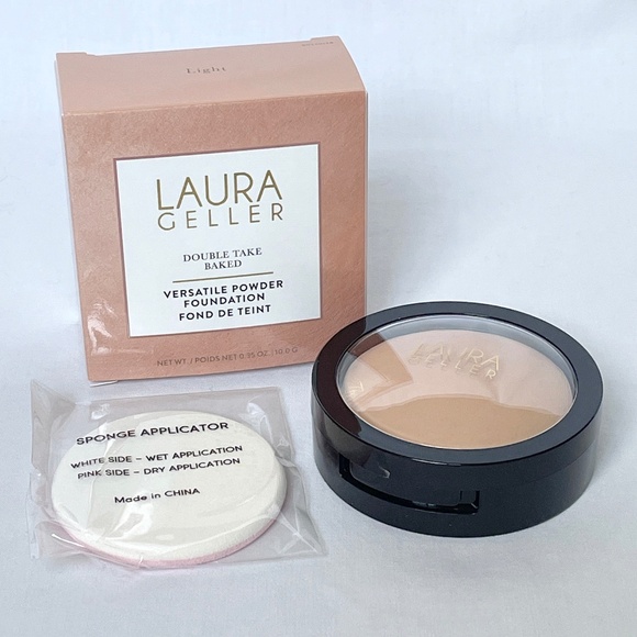 Laura Geller Double Take Baked Versatile Powder Foundation LIGHT - Picture 2 of 9